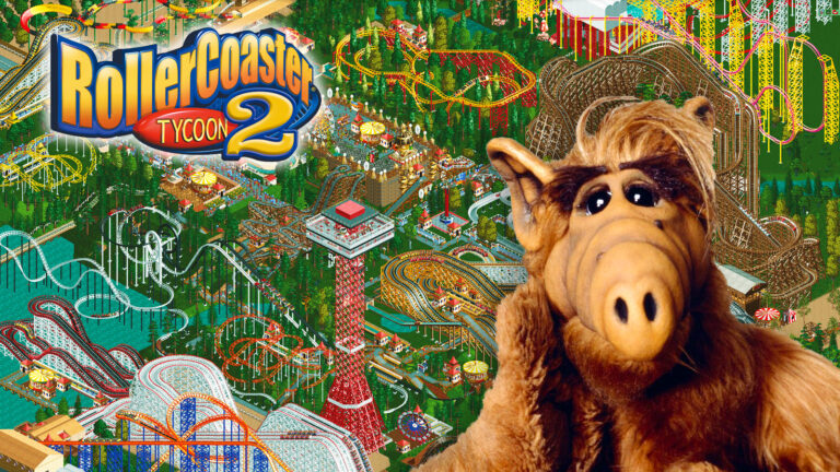 Alf ile Nostalji RollerCoaster Tycoon 2
