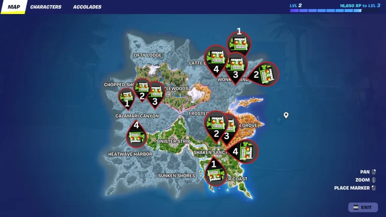 Fortnite Chapter 7 Season 3 Stealth Guardian Kayıp Vaka Konumları